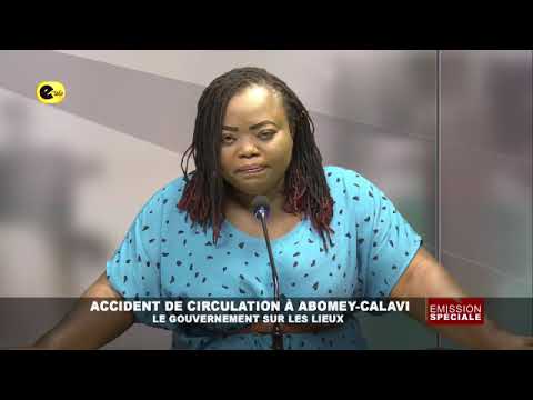 🛑ACCIDENT DE CIRCULATION A ABOMEY-CALAVI : LE GOUVERNEMENT SUR LES LIEUX