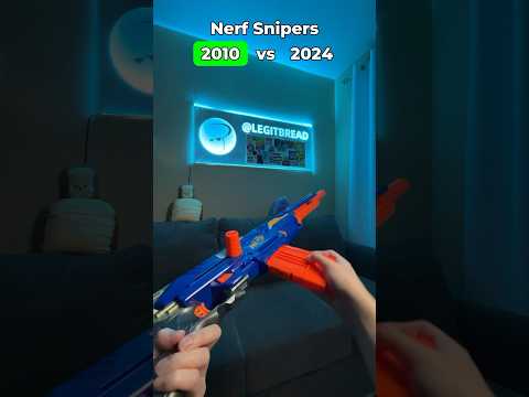 2010 vs 2024 Nerf Sniper Rifles