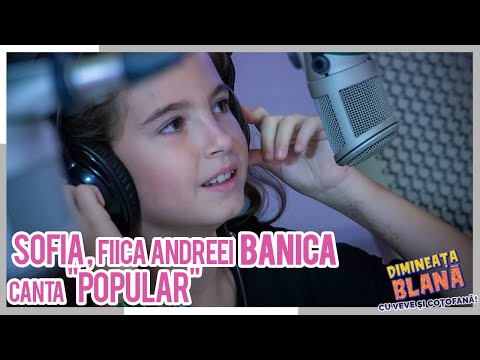 SOFIA, fiica Andreei BANICA canta "POPULAR" la ProFM! I #DimineataBlana