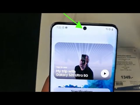 How to Hide FRONT CAMERA In Samsung Galaxy S20 Ultra