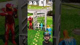 Os dois bebês do GTA ficaram preso #shorts #spiderman #gta #funny