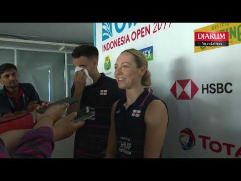 POST GAME INTERVIEW   Chris ADCOCK   Gabrielle ADCOCK