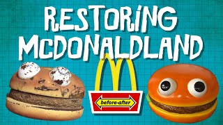 McDonaldland Burger Patch Restoration - from a vintage 1970s playland of a McDonald's restaurant