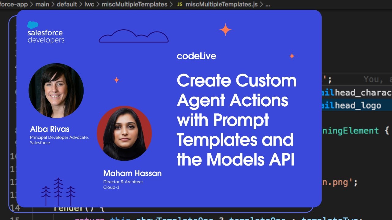 codeLive: Custom Agent Actions with Prompt Templates and the Models API