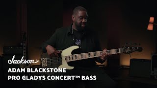 Video thumbnail for Adam Blackstone Introduces His Signature “Gladys” Pro Series Concert Bass | Jackson Guitars by Jackson Guitars