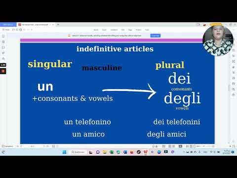 Italian Articles (Definitive-Indefinitive-Partitive). Grammar. Beginners, A1. Learn Italian.