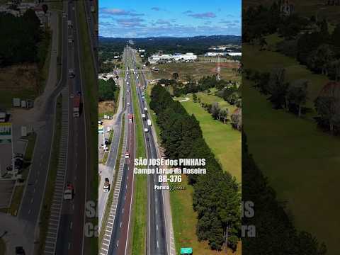 São José dos Pinhais PR | Bairro Campo Largo da Roseira #paranadrone
