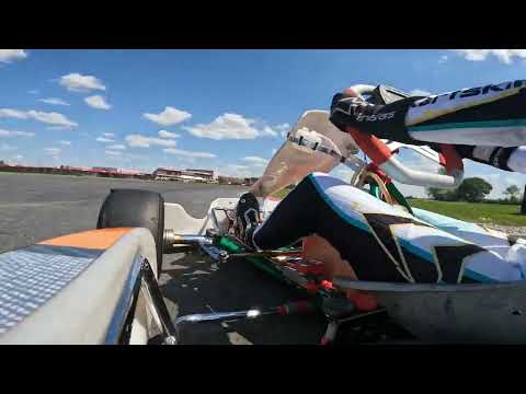 Karting des Fagnes  - Some fun during One Lap with a iame Ka100