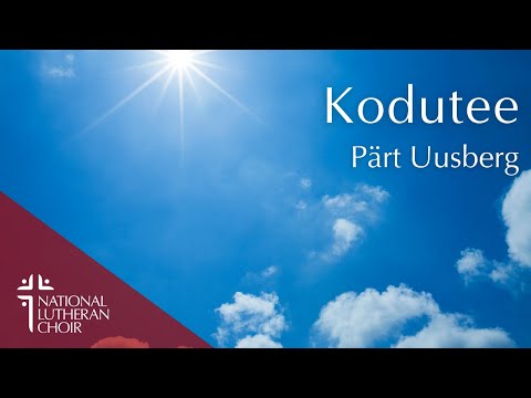 Kodutee - Pärt Uusberg | National Lutheran Choir
