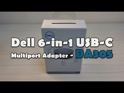 Dell 6-in-1 USB-C Multiport Adapter - DA305