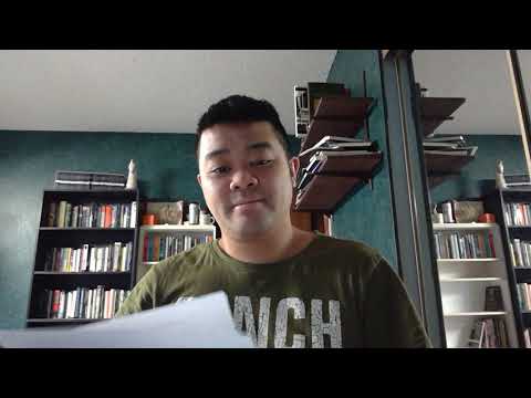 Winston Le reading Seamus Heaney, Dead Poets Reading Series, April 5, 2020