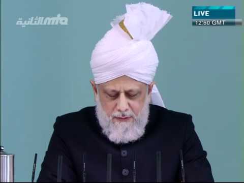 Khutba-e-Jummu'ah 13th April 2012