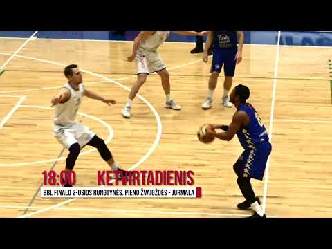 SPORT1: Finalas. Jūrmalos „Jurmala“ – Pasvalio „Pieno žvaigždės“. Ketvirtadienis 18:00