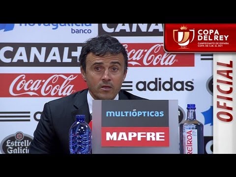 Rueda de Prensa de Luís Enrique tras el Celta de Vigo (1-0) Athletic Club - HD
