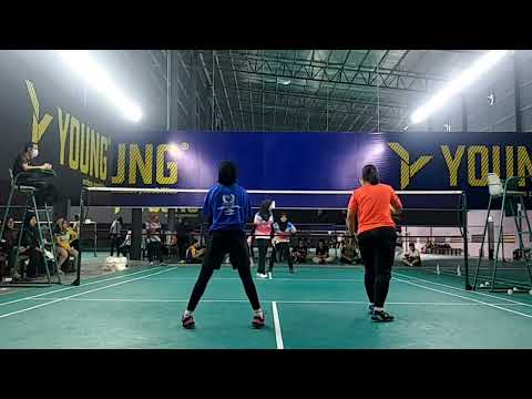 Final Badminton Harley Queen Amature Women's Double Tournament - Shahira / Linda Vs Beby / Wany