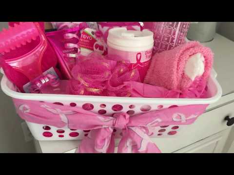 DOLLAR TREE | Gift Basket | Breast Cancer