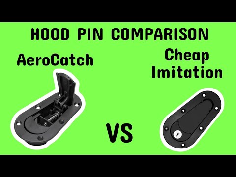 HOOD PIN COMPARISON AeroCatch VS the Cheap Imitation.