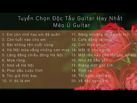 Tuyển Chọn Nhạc Độc Tấu Guitar Hay Nhất | Mèo Ú Guitar