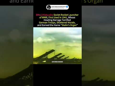 THE WEAPON THAT TERRIFIED NAZI TROOPS (BM-13 KATYUSHA) #shorts