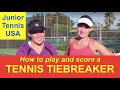 How to play a tennis tiebreaker - Where to stand, when to move, how keep score - and have fun!
