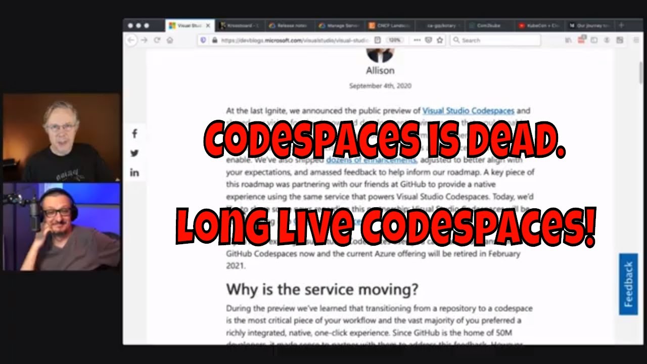 Codespaces is dead. Long live Codespaces!