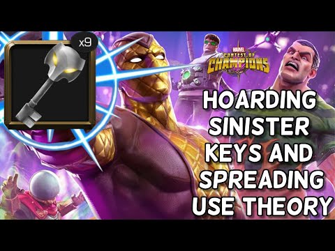 Spreading Your Sinister Keys Over Different Threats For Rewards Theory | Marvel Contest of Champions
