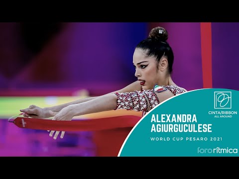 Alexandra Agiurguculese (cinta/ribbon) - World Cup Pesaro 2021