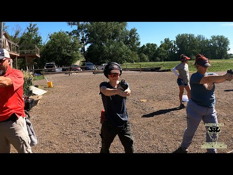 Range Monkey Practices Stance And Speed At Brian Hill Red Dot Class