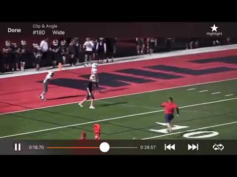 Luke Nickel football. 7th grade vs Cherokee 2nd OT. TD pass to Conor Walsh to win it