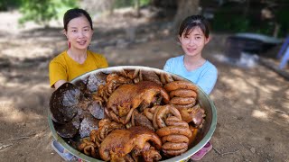 Cooking Braised Pork Organs Recipes - Pig Intestines Cooking With Yummy Sauce