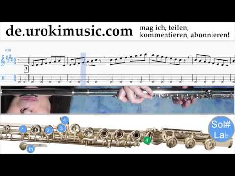 Flötenunterricht Charlie Puth & Selena Gomez - We Don't Talk Anymore Noten Lernen Teil#1 um-995