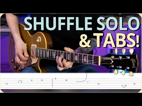 My latest SHUFFLE BLUES SOLO with TABS