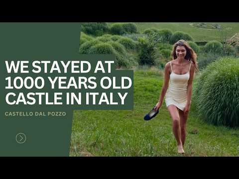 We stayed in a 1,000-YEAR-OLD CASTLE IN ITALY 🏰🇮🇹 ( YOU WON’T BELIEVE THIS!!! )