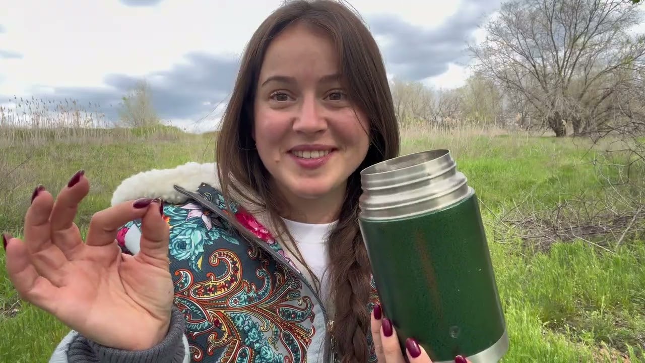 Готовлю окрошку на природе