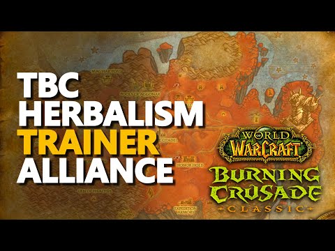Herbalism Trainer TBC Location WoW (Alliance Rorelien)