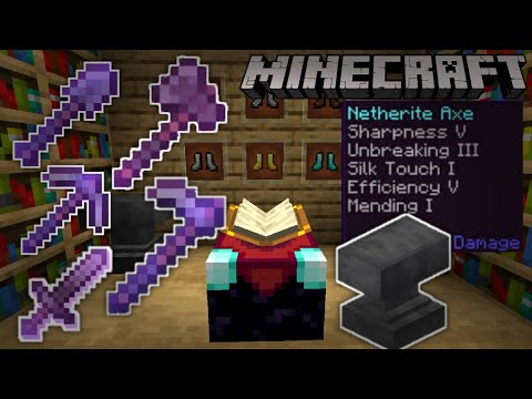 Minecraft Best Enchantments For Tools || Overpowered Tools Enchantments || Minecraft PE