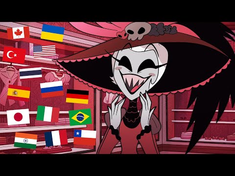 Hazbin Hotel - Rosie's first appearance in DIFFERENT LANGUAGES (Ace in the Hole Scene) #hazbinhotel
