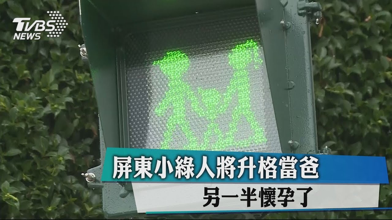 屏東小綠人將升格當爸 另一半懷孕了