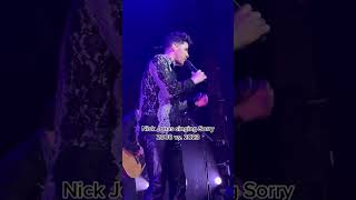 Nick Jonas singing sorry 2008 vs 2023 #foryou #nickjonas #jonasbrothers