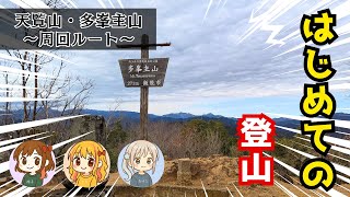 【初登山】天覧山・多峯主山に登ってみた【VOICEVOX実況】