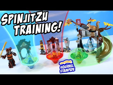 LEGO Ninjago Spinjitzu Ninja Training Tops Lloyd Kai Jay and Zane Spins Spring Review 2022