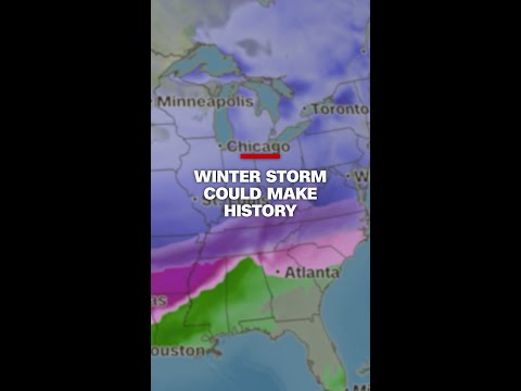 Winter storm could make history