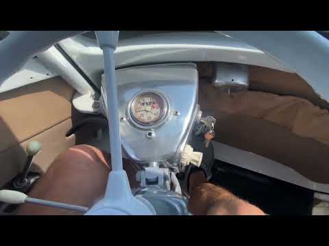 1958 BMW Isetta 300 cold start and driving video