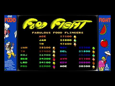 Food Fight Retro Arcade vs Atari 7800
