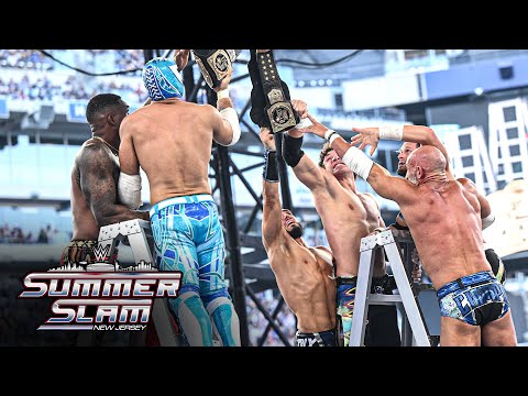WWE Tag Team Title Six-Pack TLC Match: SummerSlam 2025 highlights