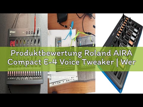 Produktbewertung Roland AIRA Compact E-4 Voice Tweaker | Werkzeug zur Stimmbearbeitung mit professio