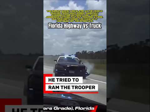 Silver Pickup Flees Trooper on I-75 | Florida High-Speed Chase #arkansasstatepolice #policepursuit