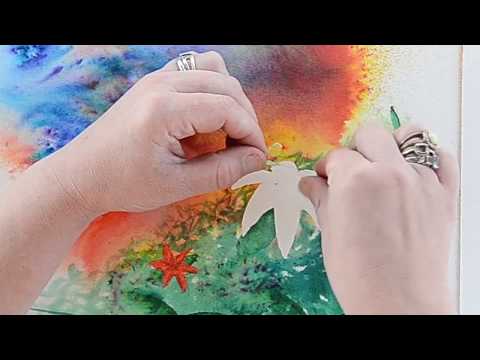 Brusho Colors Watercolor Crystals Demo