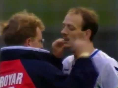 Eliminatorias Eurocopa 1992: Islas Feroe 1-0 Austria (12/09/1990). Narración en alemán.