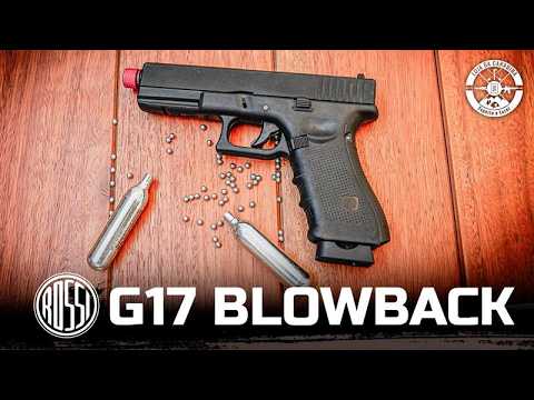 Pistola Airgun Rossi G17 Blowback CO2 4.5mm Full Metal